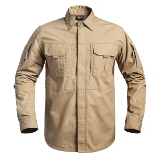 Chemise Fighter renforcée respirant coton polyester sable M à 3XL