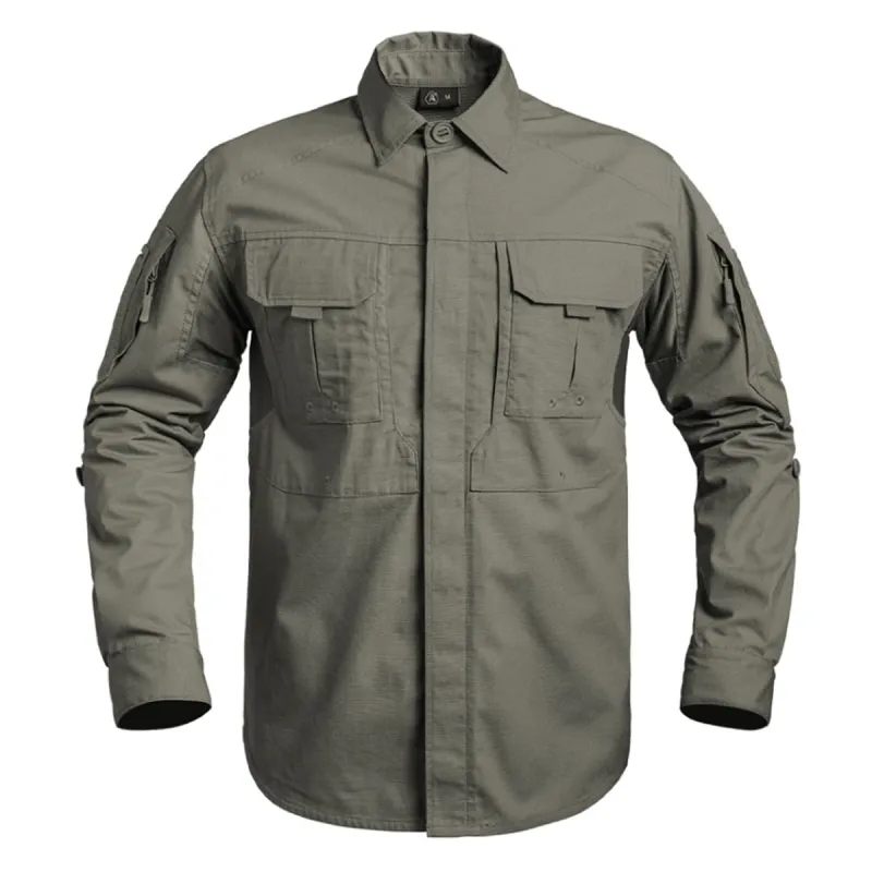 Chemise Fighter renforcée respirant coton polyester kaki M à 3XL