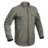Chemise Fighter renforcée respirant coton polyester kaki M à 3XL