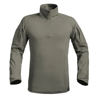 Chemise Ubas Fighter col montant zip coton polyester kaki M à 3XL