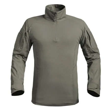 Chemise Ubas Fighter col montant zip coton polyester kaki M à 3XL