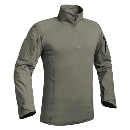 Chemise Ubas Fighter col montant zip coton polyester kaki M à 3XL