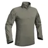 Chemise Ubas Fighter col montant zip coton polyester kaki M à 3XL