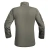 Chemise Ubas Fighter col montant zip coton polyester kaki M à 3XL