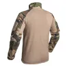 Chemise Ubas Fighter col montant zip coton polyester camo M à 3XL