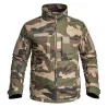 Veste courte Fighter 8 poches zip coton polyester camo XS à 3XL