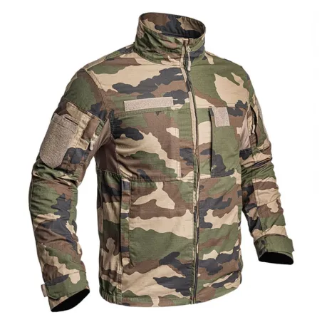Veste courte Fighter 8 poches zip coton polyester camo XS à 3XL
