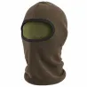 Cagoule confort chaude protection totale doublure polaire verte