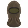 Cagoule confort chaude protection totale doublure polaire verte