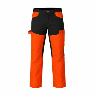 Pantalon traque enfant polyester coton orange kaki 6 à 16 ans