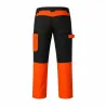 Pantalon traque enfant polyester coton orange kaki 6 à 16 ans
