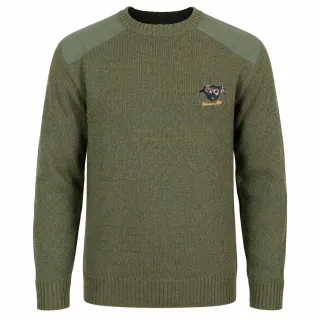 Pull col rond broderie Sanglier Taille S