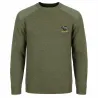 Pull col rond broderie Sanglier Taille S