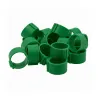 Bagues à clip éco Ø18mm par 50 pièces Vert Foncé