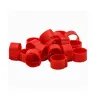 Bagues à clip éco Ø18mm par 50 pièces Vert Foncé