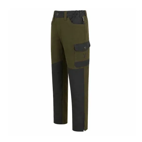 Fuseau chasse tradition enfant polyester coton kaki 