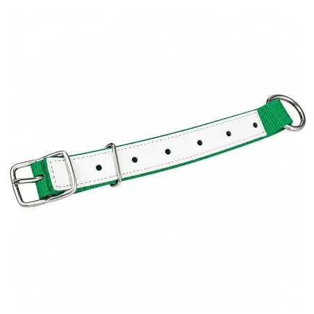 Collier moutons et chèvres nylon vert
