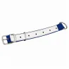 Collier moutons et chèvres nylon bleu