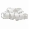 Bagues à clip éco Ø25mm par 50 pièces blanc