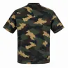 T-shirt enfant double piquage 100% coton camo CE 4 à 14 ans