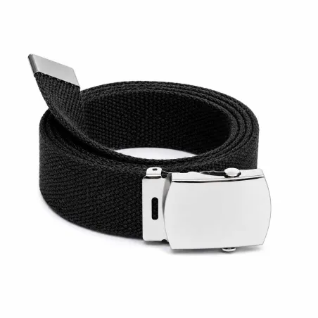 Ceinture Toile Type US Percussion noir 130 cm