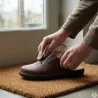 Sabots Homme Dubbo en Cuir Marron - Ayoka