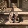 Tongs en Cuir Marron pour Homme - Dirbe - Ayoka