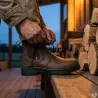 Bottines sécurité Jackman S3 cuir marron embout acier antistatique