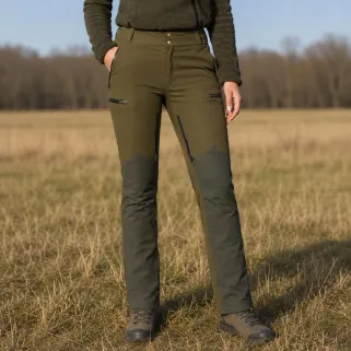 Pantalon chasse femme Anar Hirvas polyester silencieux