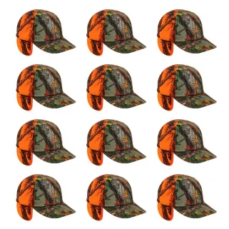 Casquettes Baseball Grand Nord Ghostcamo Polyester Lot 12 Pièces