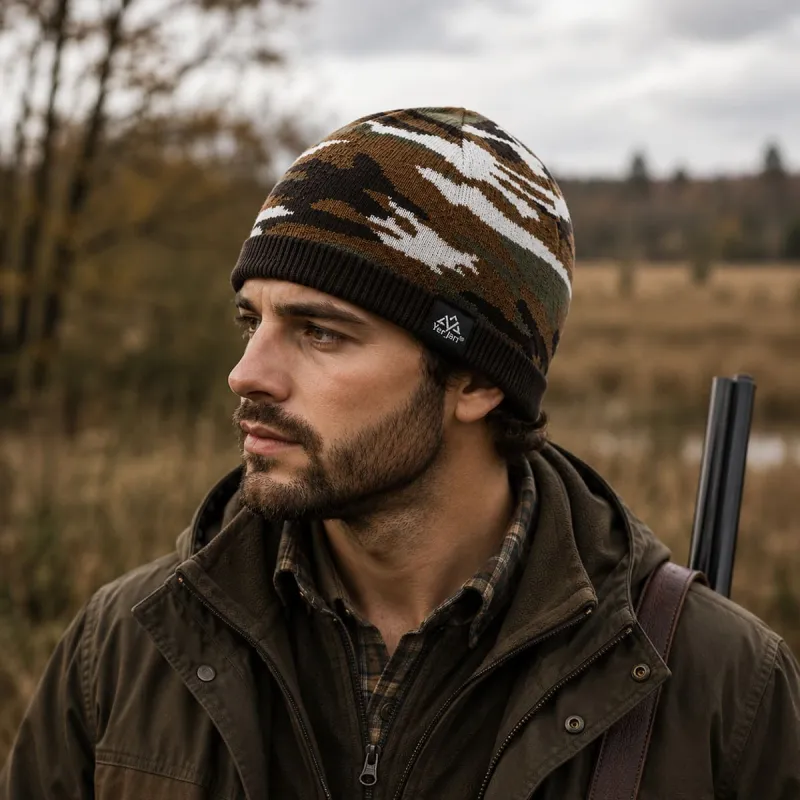 Bonnet Rainshell camo marron Verjari – étanche et respirant