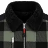 Chemise polaire matelassée homme verte LMA® - 390 g/m²