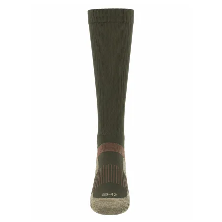 Mi-bas chauds Thermolite® vert - Protection renforcée