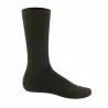 Chaussettes mérino kaki non-comprimantes 80% laine 15% polyamide