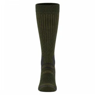 Chaussettes hautes cerf kaki laine mérino 40% - Mixte