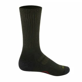 Chaussettes mérino anti-tiques kaki 65% laine SILTAX AG+