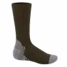 Chaussettes kaki/gris 69% polyester 21% polypropylène