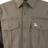 Chemise PROHUNT antitic kaki manches longues stretch 4 poches