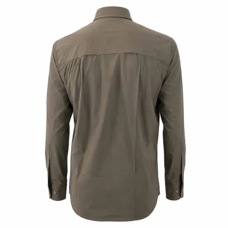Chemise PROHUNT antitic kaki manches longues stretch 4 poches