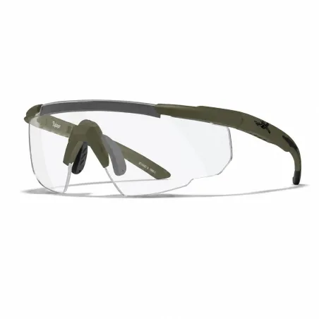 Lunette de protection pour tireur balistique 3 écrans kaki
