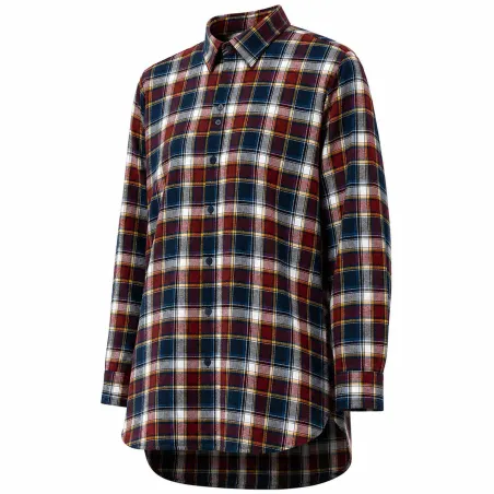 Chemise à carreaux Tanouk flanelle coton rouge bleu S à 4XL