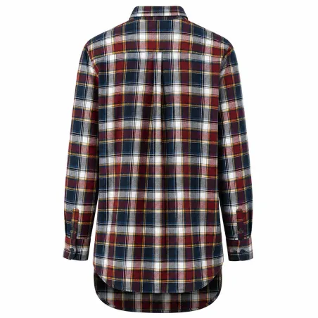 Chemise à carreaux Tanouk flanelle coton rouge bleu S à 4XL