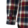 Chemise à carreaux Tanouk flanelle coton rouge bleu S à 4XL