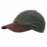 Casquette à carreaux réglable laine polyester kaki marron T58