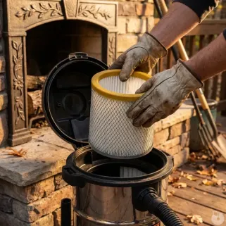 Filtre de rechange HEPA pour aspirateur à cendres
