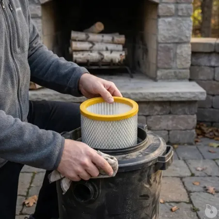 Filtre de rechange HEPA pour aspirateur à cendres