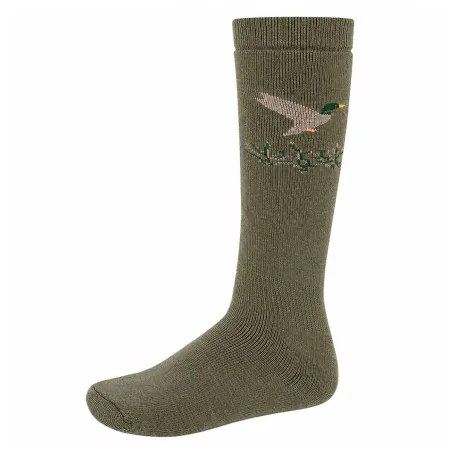 Lot de 2 paires chaussettes canard / cerf