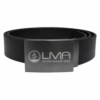 Ceinture Cuir Bivouac noir 120 cm