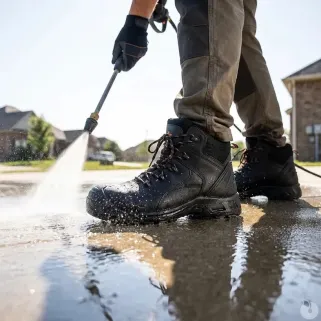 Chaussures de sécurité Talin - Mi-hautes homme en synthétique noir - Herock