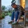 Sabots en plastique vert pour homme - Confort et légèreté